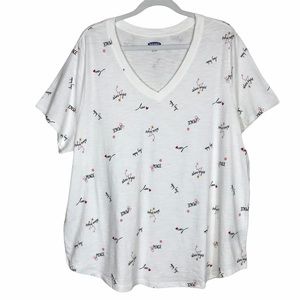 Old Navy Everywear ‘Positive Messages’ Cotton Top